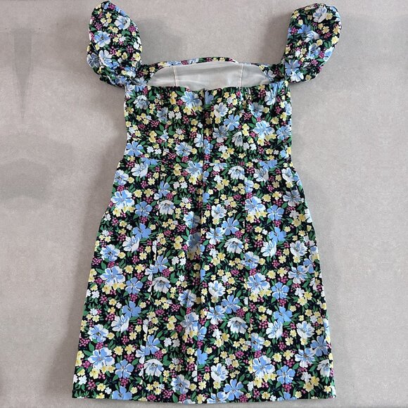 Maje Rapy Floral Off the Shoulder Dress ASO Emily in Paris - Picture 7 of 12